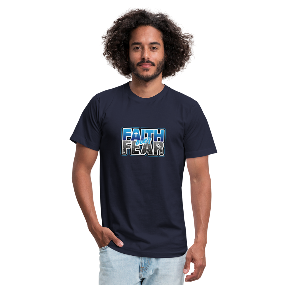 +Faith Over Fear+ - navy