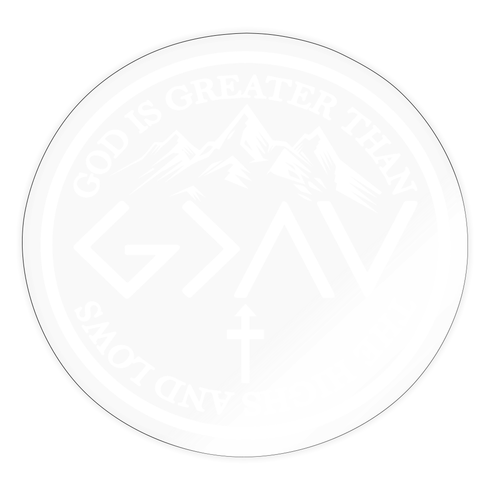 Sticker - transparent glossy