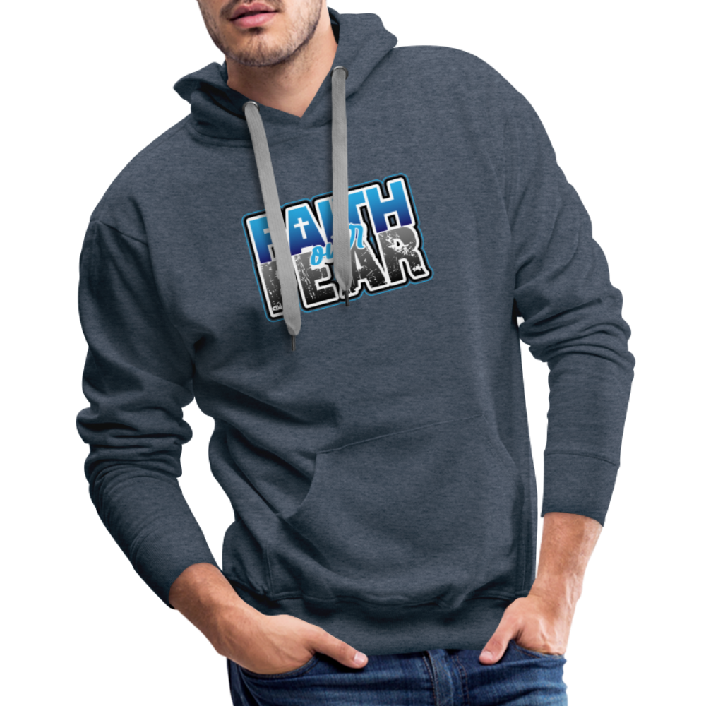 Men’s Premium Hoodie - heather denim